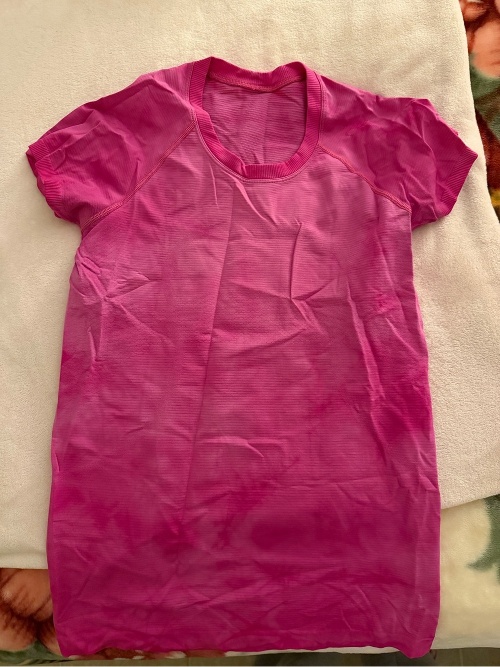 lululemon athletica Pink Short Sleeve Performance Tee